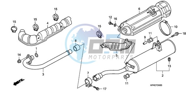 EXHAUST MUFFLER