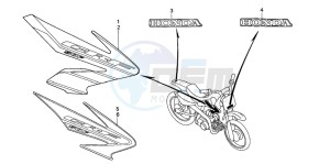 CRF50F drawing MARK/STRIPE (CRF50F4,5)