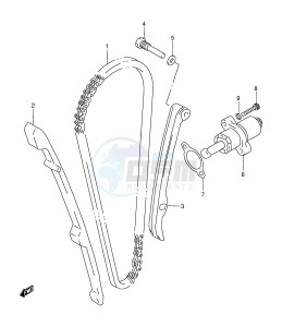 LT-A500F (E24) drawing CAM CHAIN