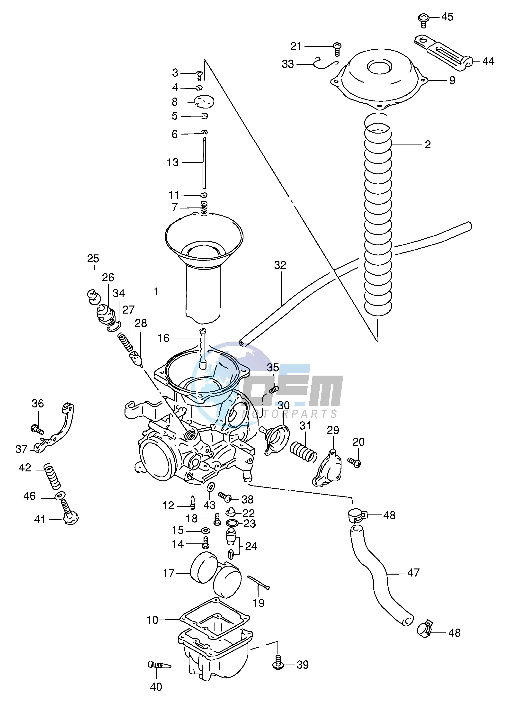 CARBURETOR (REAR:E18)