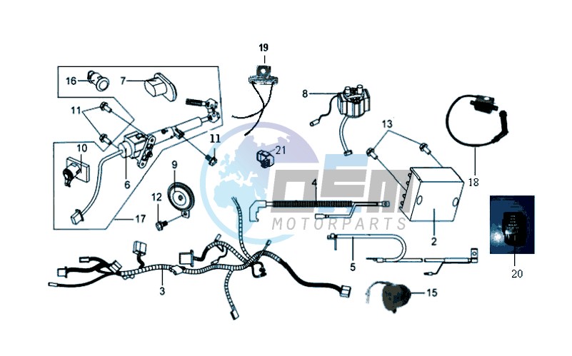 WIRING HARNASS - ELECTRONIC PARTS