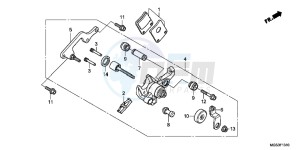 NC700XDC drawing PARKING BRAKE CALIPER