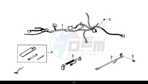 GTS 300I ABS (LN30W9-EU) (L7-M0) drawing WIRE HARNESS / GTS 300I ABS (LN30W9-EU) (L7-M0)