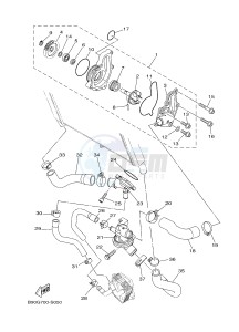 MT-09 TRACER MT09TRA TRACER 900 (2SCT) drawing WATER PUMP