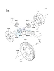 KAF 620 R [MULE 4010 TRANS4X4] (R9F-RAFA) R9F drawing DIFFERENTIAL