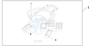 CBF600S drawing REAR CARRIER