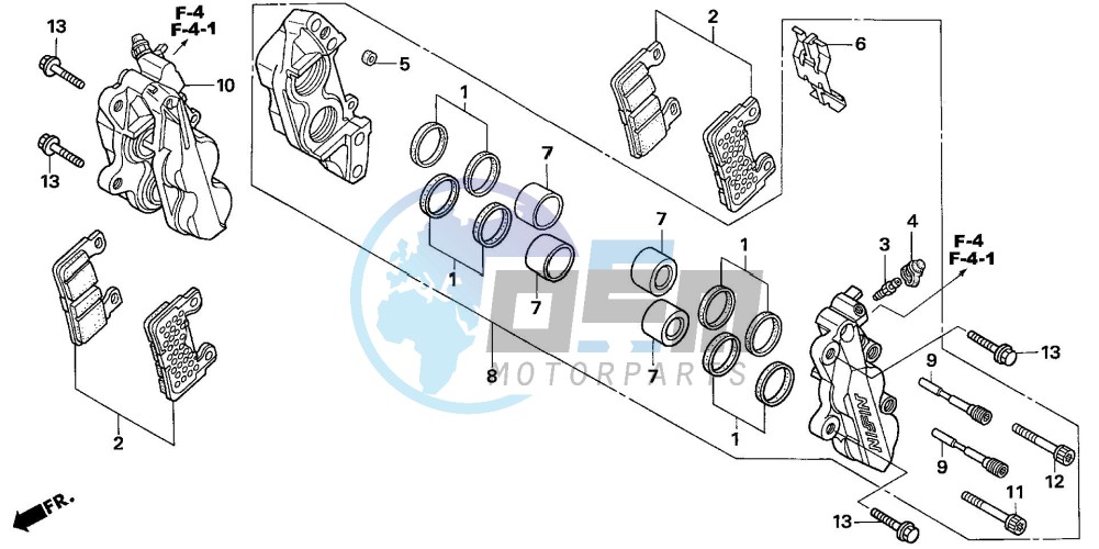 FRONT BRAKE CALIPER