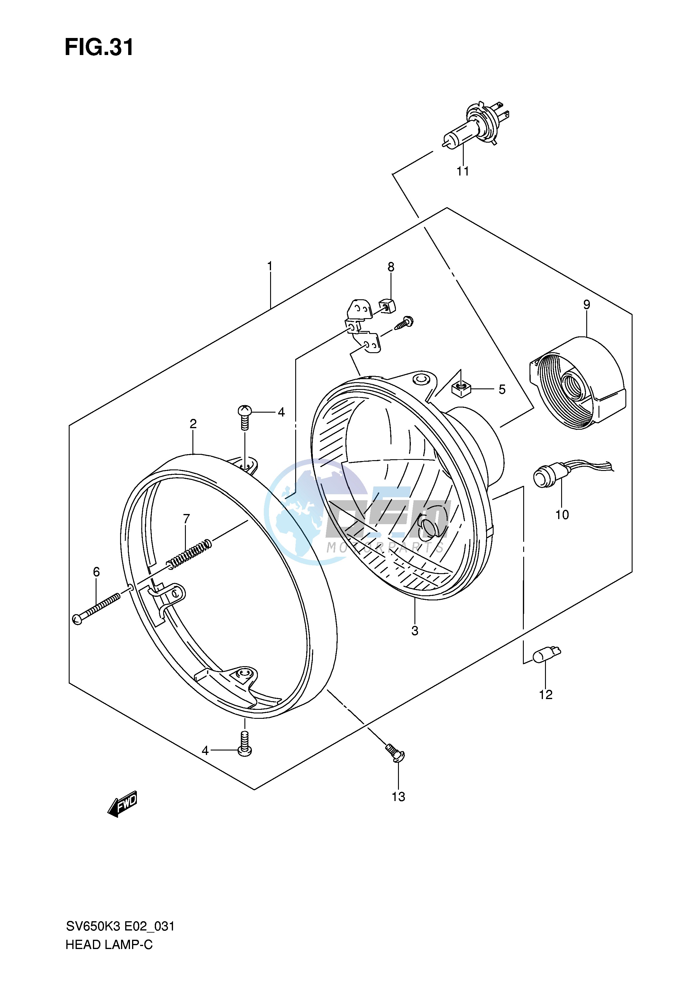 HEADLAMP (NOTE)