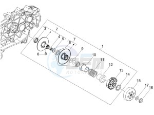 S 150 4T drawing Driven pulley