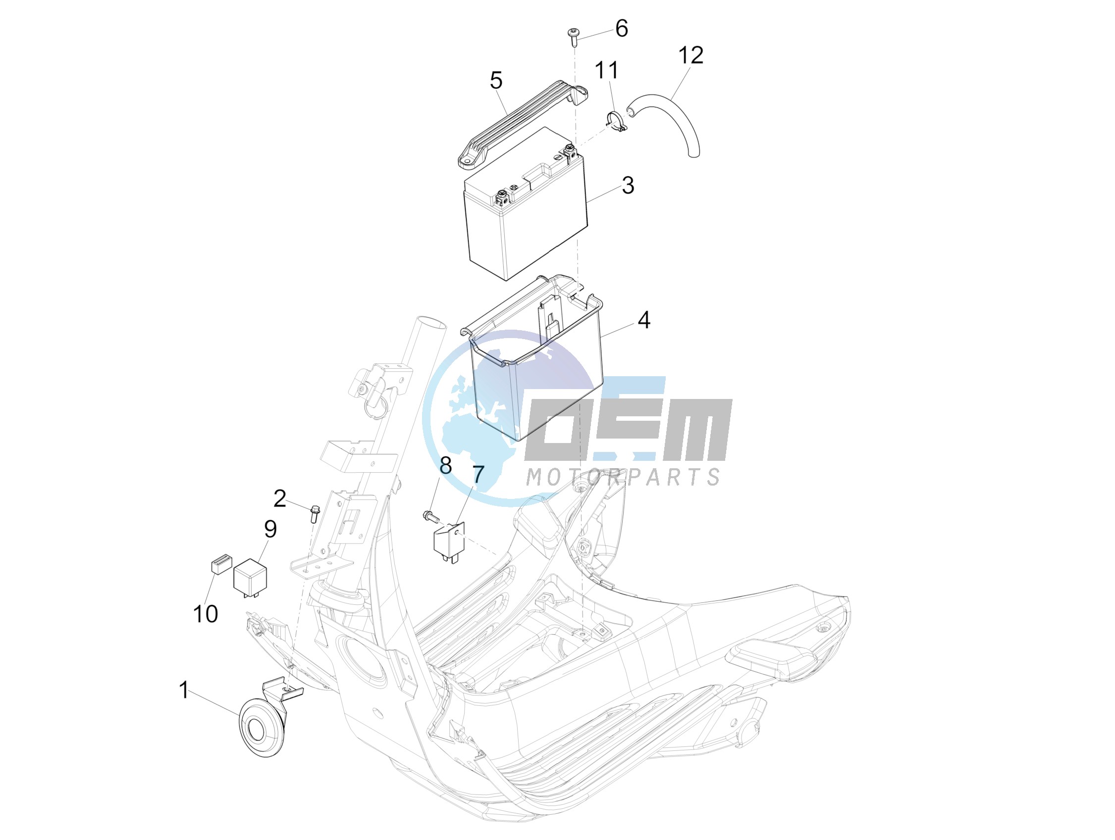 Remote control switches - Battery - Horn