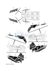 YXF850ES YXF85WPSJ WOLVERINE X (BG4A) drawing GRAPHICS