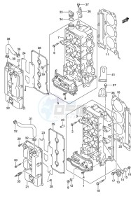 DF 250 drawing Cylinder Head (DF 250S)