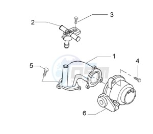 Beverly 500 drawing Union pipe-throttle bodyinjector