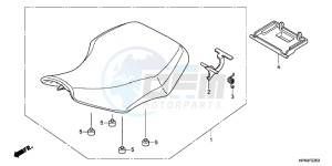 TRX420FPMC TRX420 ED drawing SEAT