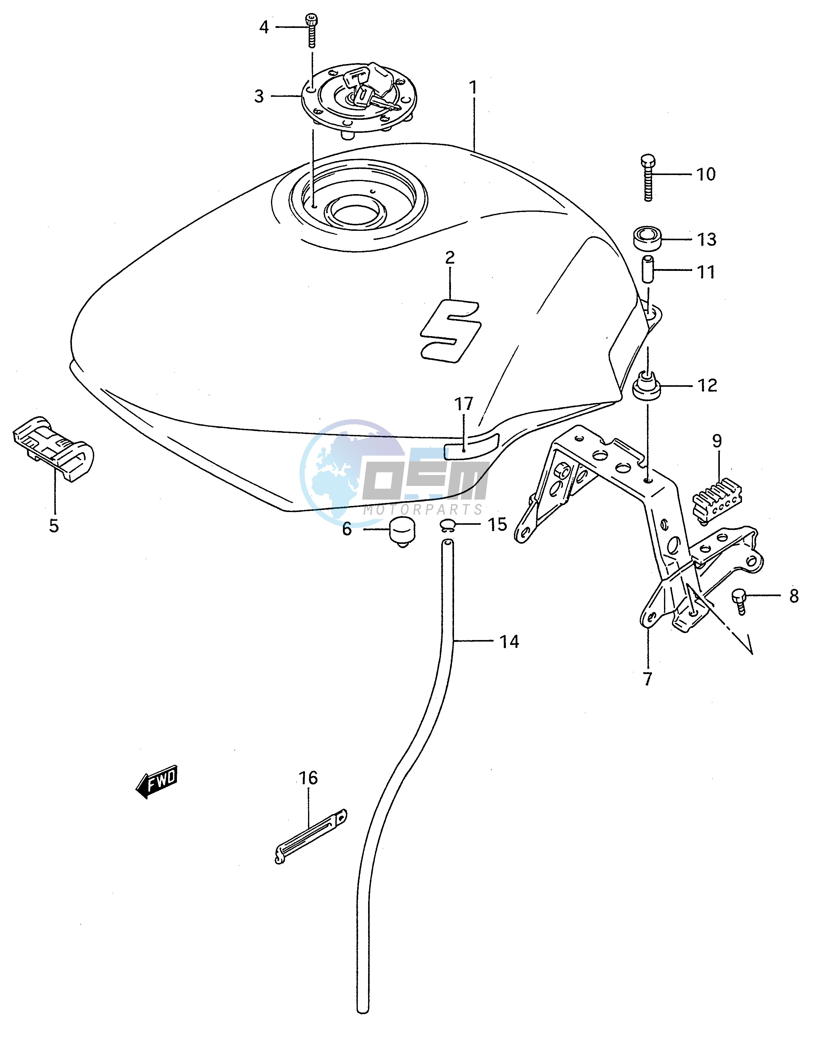 FUEL TANK (MODEL M)