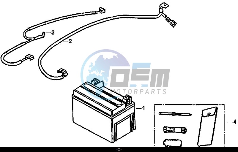 BATTERY - TOOL BOX