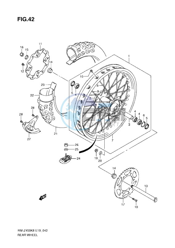 REAR WHEEL (K8-L0)