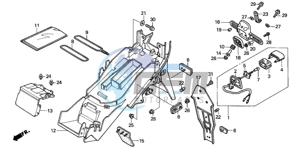 REAR FENDER  (2)