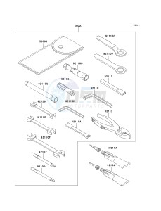 VN 800 G [VULCAN 800 DRIFTER] (E1-E5) [VULCAN 800 DRIFTER] drawing OWNERS TOOLS