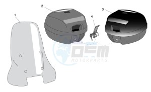 Gulliver 50 Air drawing Acc. - Windshields/Top cases