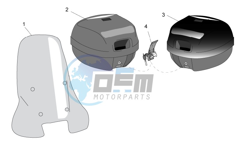 Acc. - Windshields/Top cases