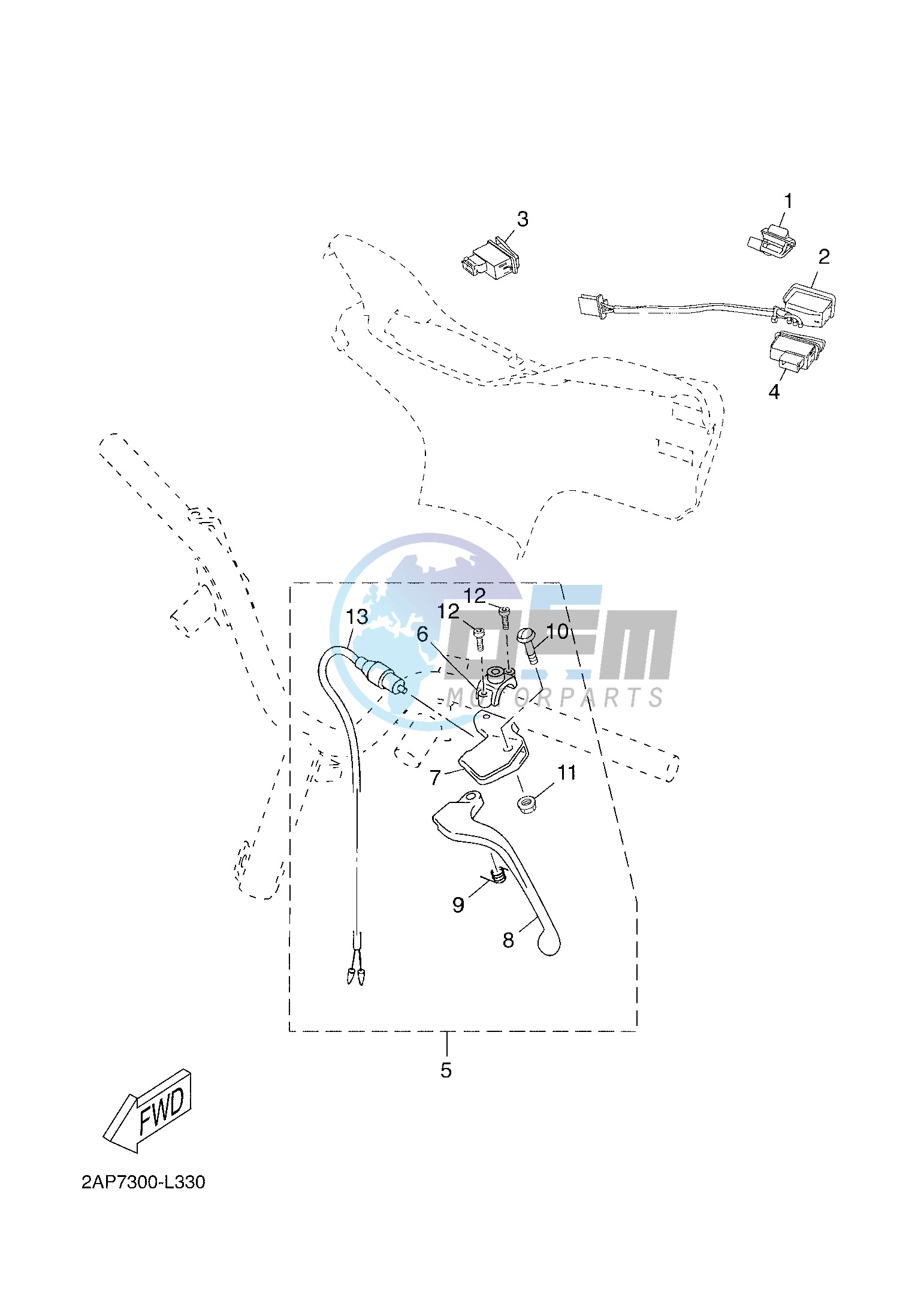 HANDLE SWITCH & LEVER