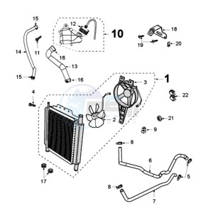 SAT 250 SC drawing COOLING SYSTEM