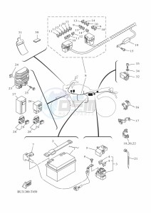 XSR700 MTM690 (BU32) drawing ELECTRICAL 1