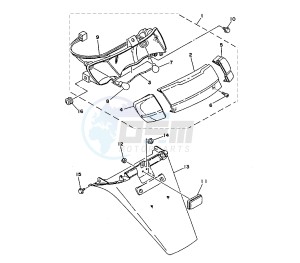 XC FLY ONE 150 drawing TAILLIGHT