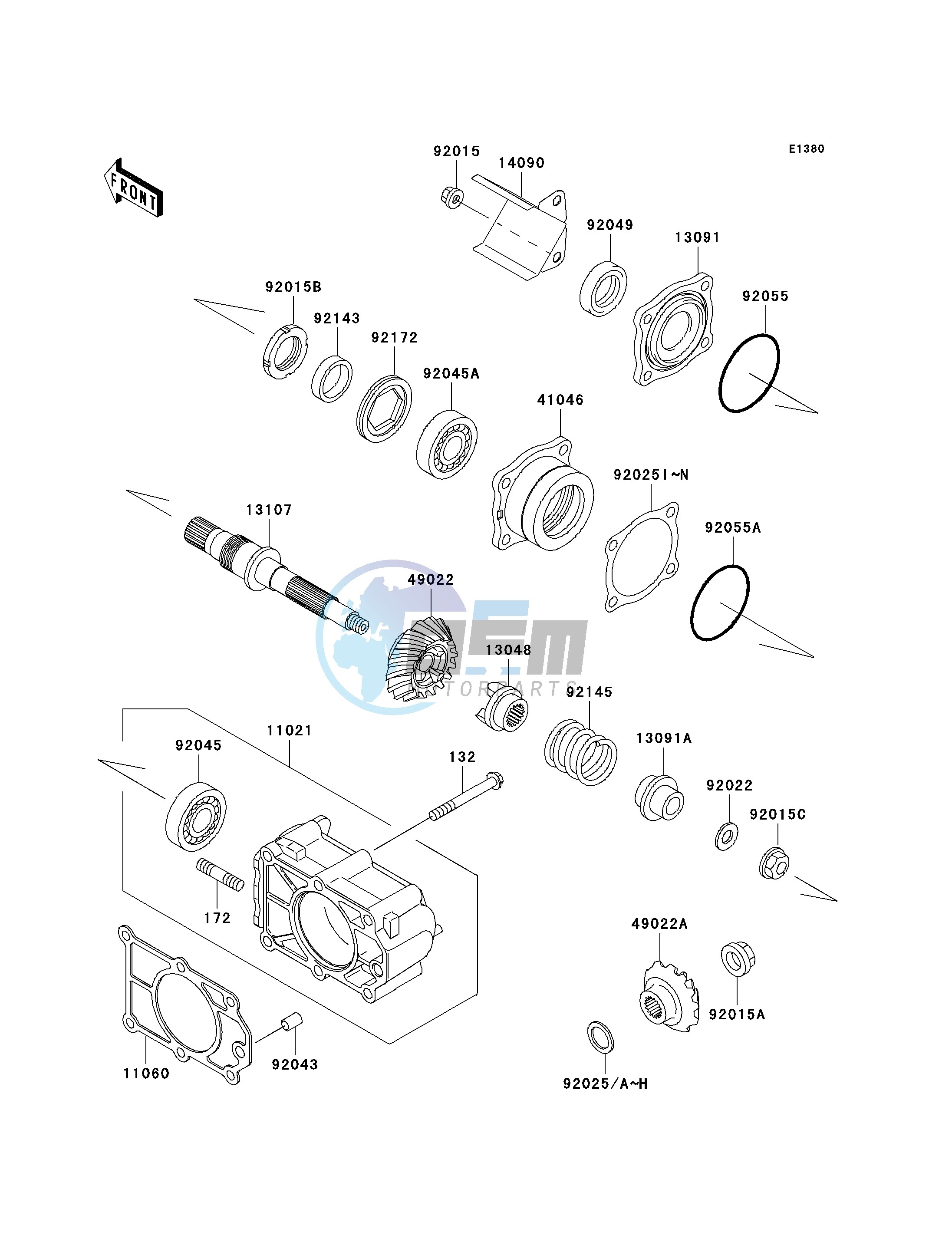 BEVEL GEAR CASE