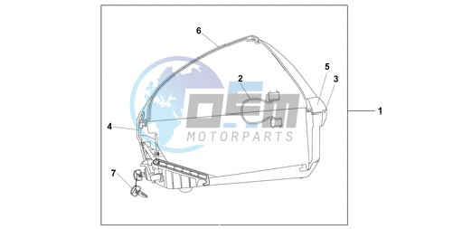 45L TOP BOX CARNELLIAN RED