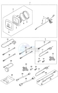 DF 9.9B drawing Opt: Multi Function Gauge