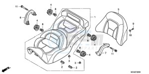 GL18009 Australia - (U / AB NAV) drawing SEAT