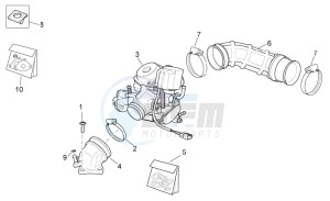 Sport City Cube 125-200 carb e3 drawing Carburettor I