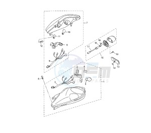 YP R X-MAX 250 drawing TAILLIGHT 1C05