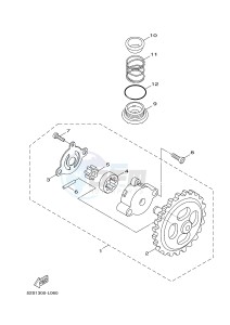 HW125 XENTER 125 (53B5) drawing OIL PUMP