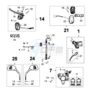 LUDIX 12 RL2 drawing BRAKE SYSTEM *JUAN*