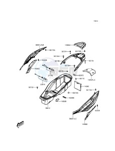 J125 SC125AGFA XX (EU ME A(FRICA) drawing Seat Cover