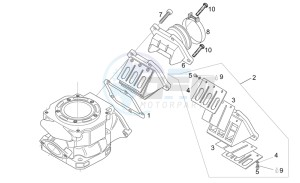 RS 125 drawing Carburettor flange