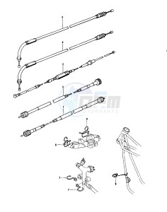 KZ 900 A (A4-A5) drawing CABLES