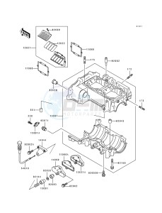 JH 750 D [XIR] (D1) [XIR] drawing CRANKCASE