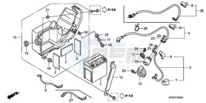 CRF230F9 Europe Direct - (ED / CMF) drawing BATTERY