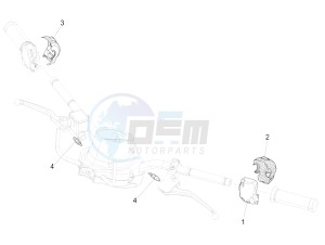 LXV 150 4T 3V IE NOABS E3 (APAC) drawing Selectors - Switches - Buttons