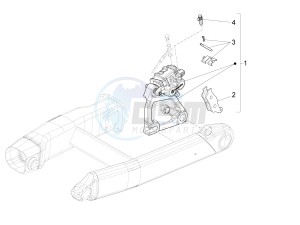 Audace 1400 Carbon 1380 (NAFTA) drawing Rear brake caliper