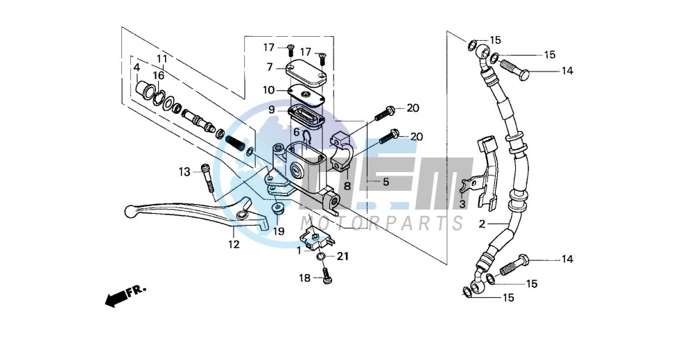 FRONT BRAKE MASTER CYLINDER