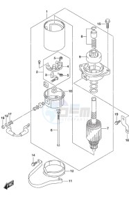 DF 25A drawing Starting Motor