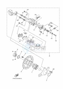 YFM700R YFM70RSSK (2LSV) drawing REAR BRAKE CALIPER