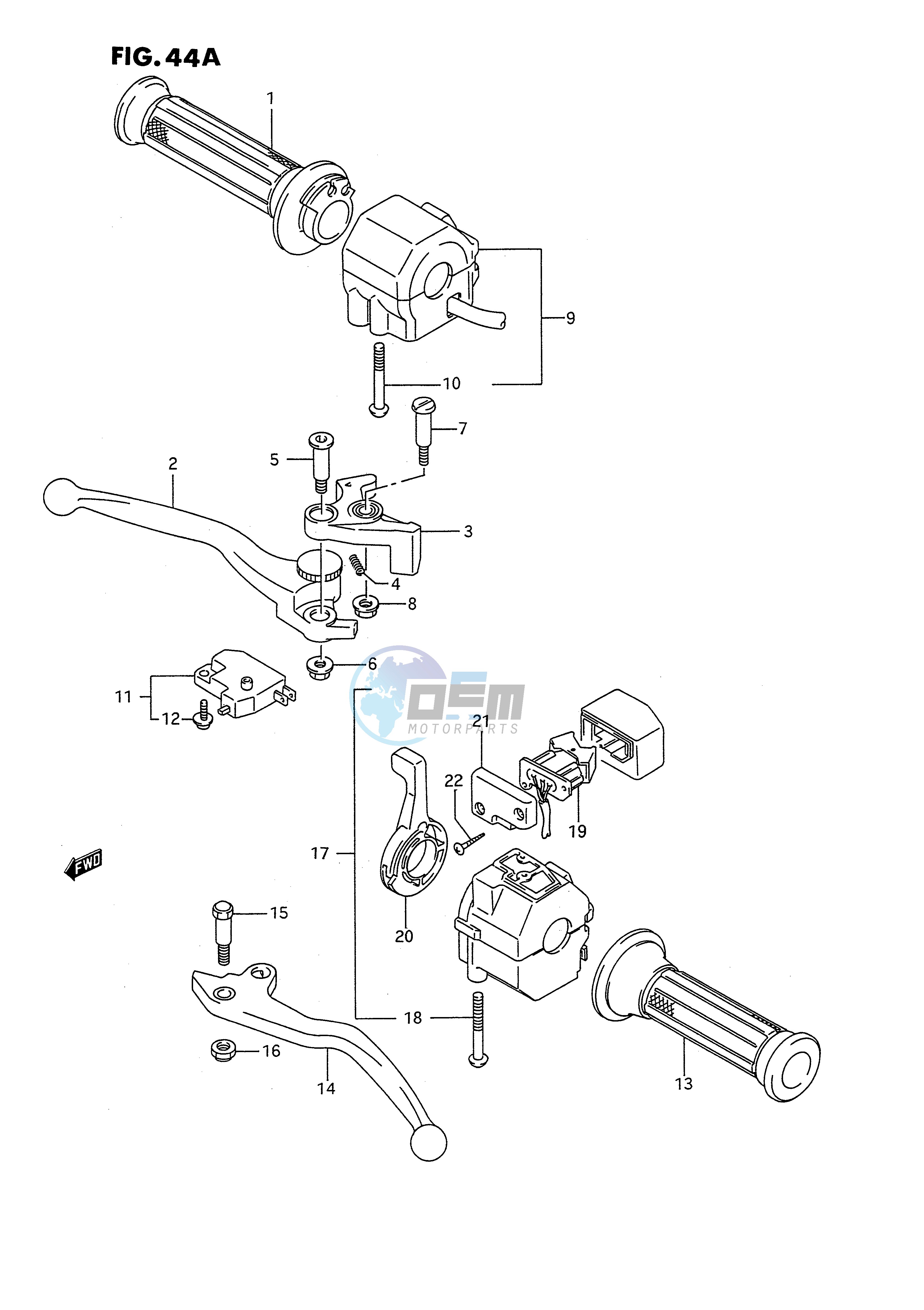 HANDLE SWITCH (MODEL K L M N P R)