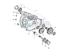 DNA 125-180 125 drawing Gear group