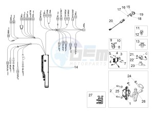 RSV4 1000 RACING FACTORY E4 ABS (APAC) drawing Front electrical system